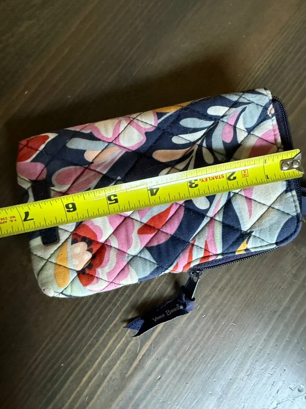 Vera Bradley RFID Mini Cellphone Crossbody Wallet Floral - Picture 6 of 7